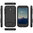 Slim Armour Tough Shockproof Case & Stand for Nokia 1 - Black